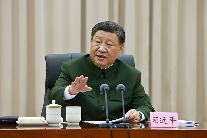 11月29日，中共中央總書記、國(guó)家主席、中央軍委主席習(xí)近平到武警海警總隊(duì)東海海區(qū)指揮部視察。這是習(xí)近平發(fā)表重要講話。